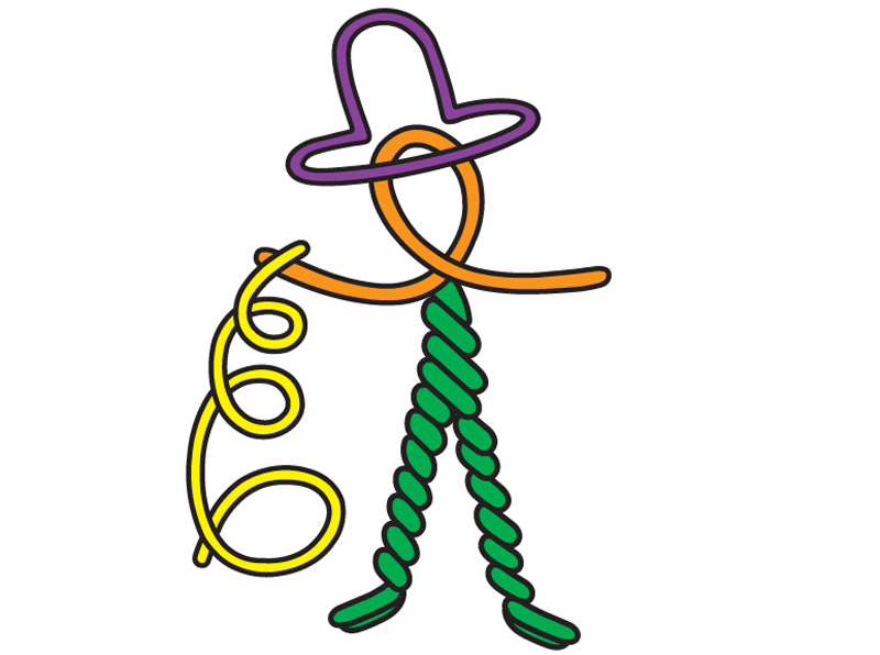 Wikki Stix 3-D Cowboy