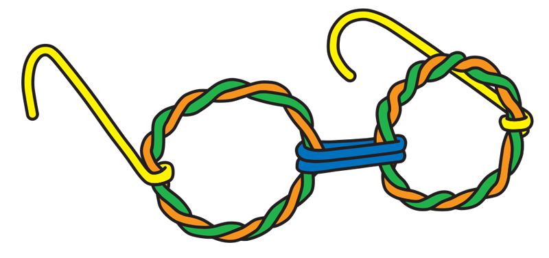 Make a Wikki Stix Glasses