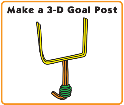 Colorful 3-D Wkki Stix palm tree.