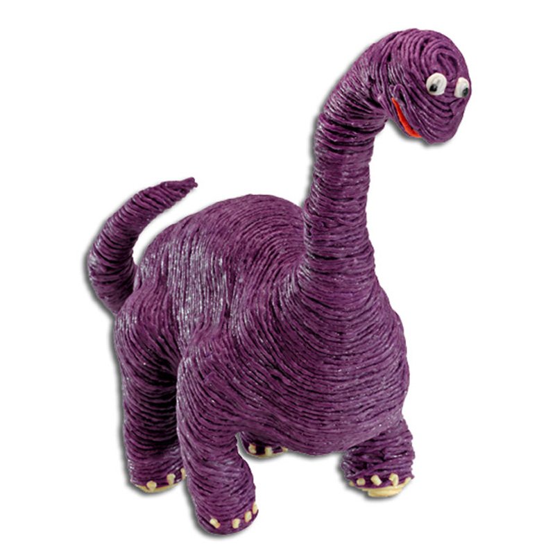 Purple Dinosaur created with Wikki Stix!