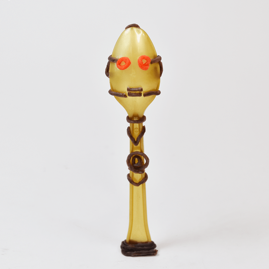 Spoon as C3PO, from Star Wars.