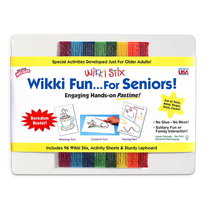 Wikki Fun for Seniors packaging.