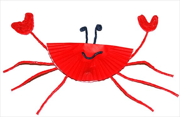 Crab Cupcake Liner