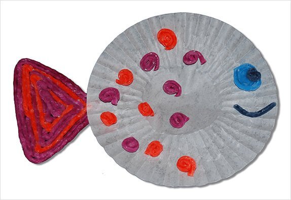 Fish Cupcake liner