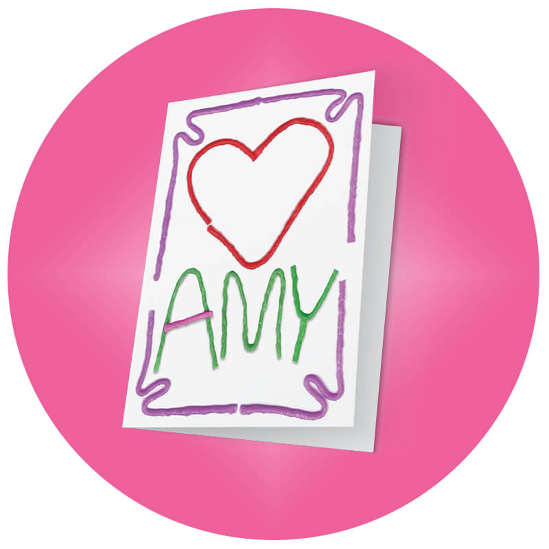 Valentine's Day Card - I love Amy
