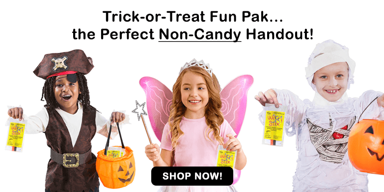 Trick-or-Treat Pak...the Perfect Non-Candy Handout! Click for product information.