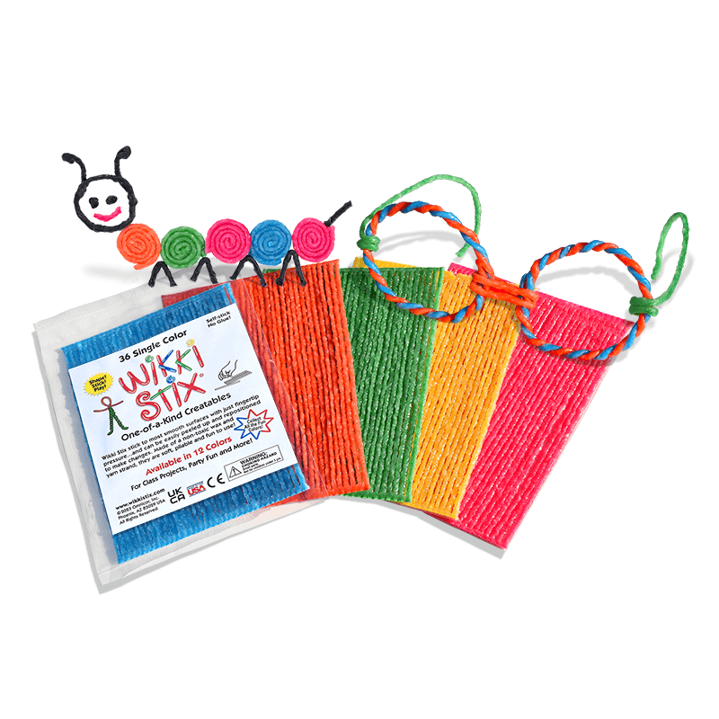 5 Single Color Paks. Colors include pink, orange, neon blue, lime green and yellow!