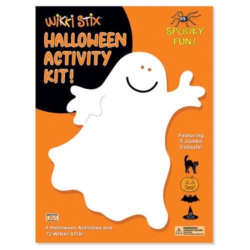 Halloween Activity Kit product front with ghost.