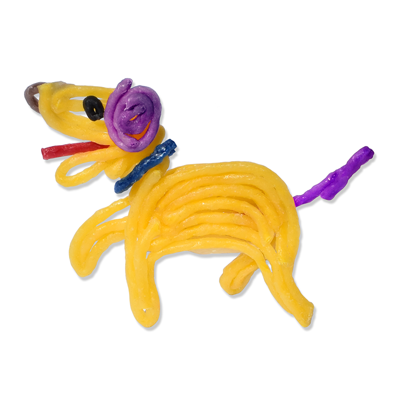 Buddy the Dog created with Wikki Stix!