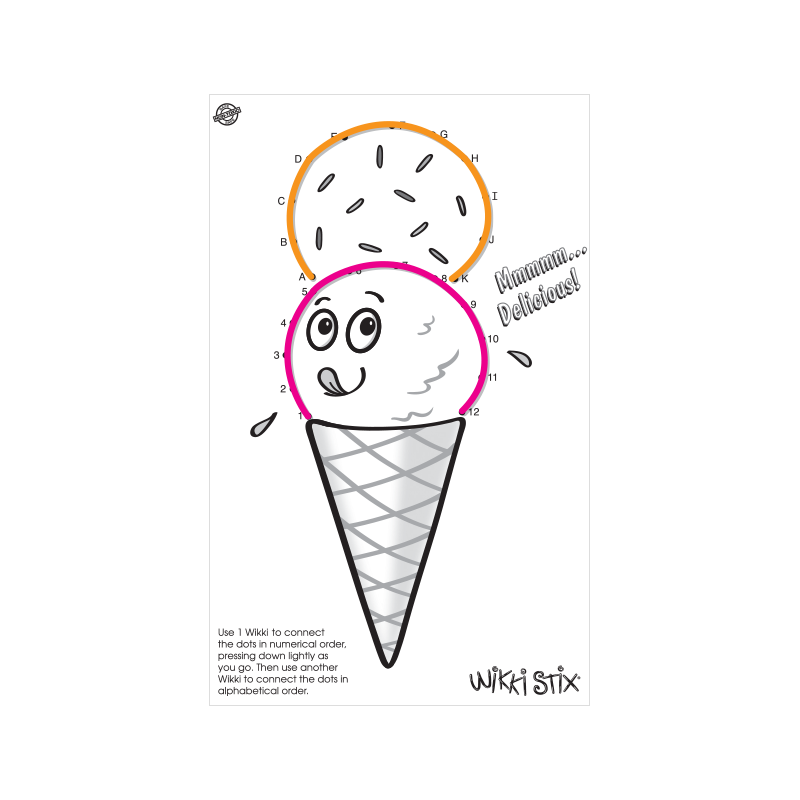 Ice Cream Cone playsheet.