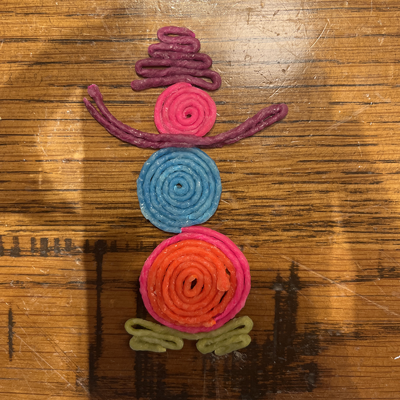 Wikki Stix Snowman