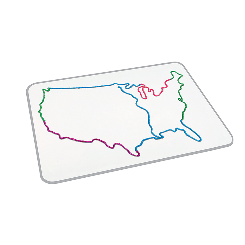 USA Map created with Wikki Stix.