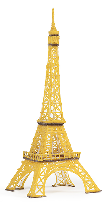 Eiffel Tower created with Wikki Stix.