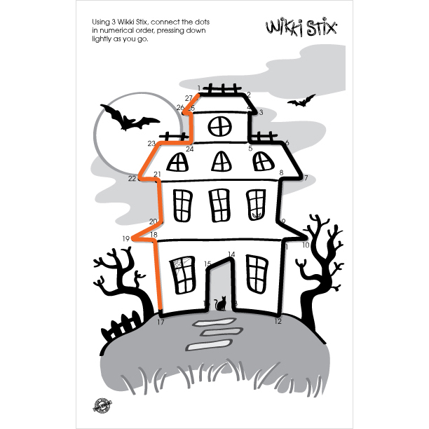 Haunted House themed playsheet.