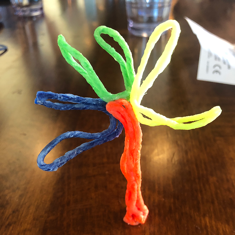 Palm Tree created with Wikki Stix.