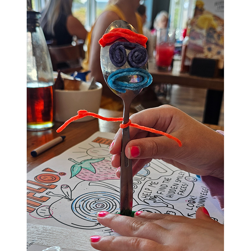 Forky created with Wikki Stix!