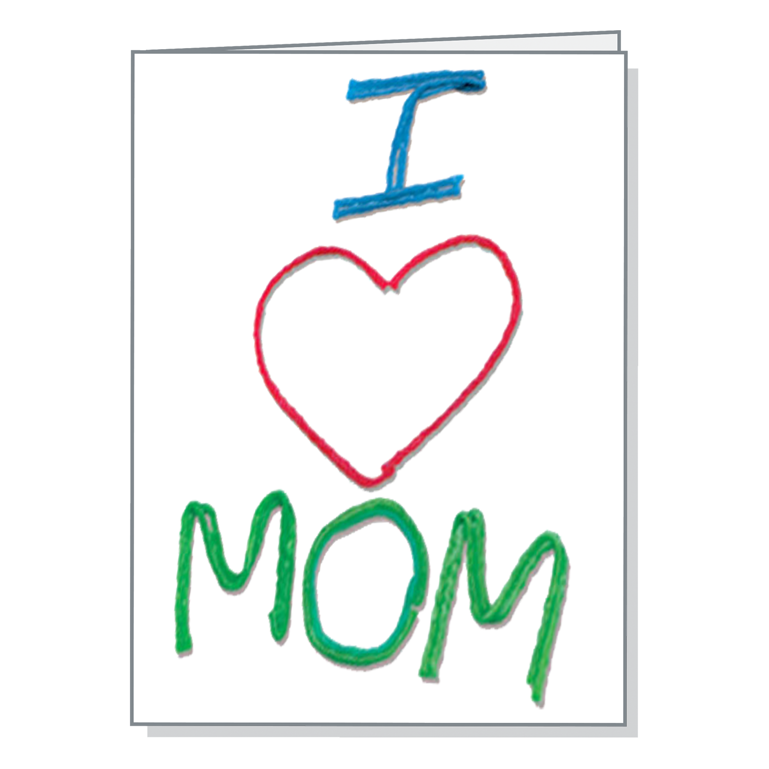 Mother's Day Greeting Card created with Wikki Stix.