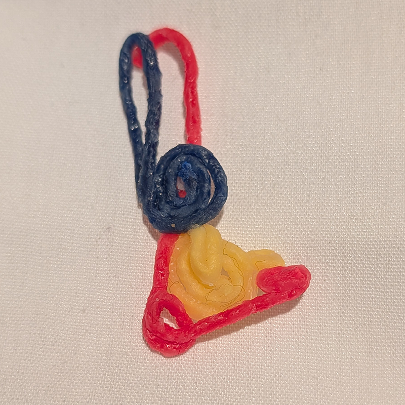 Bunny created with Wikki Stix!