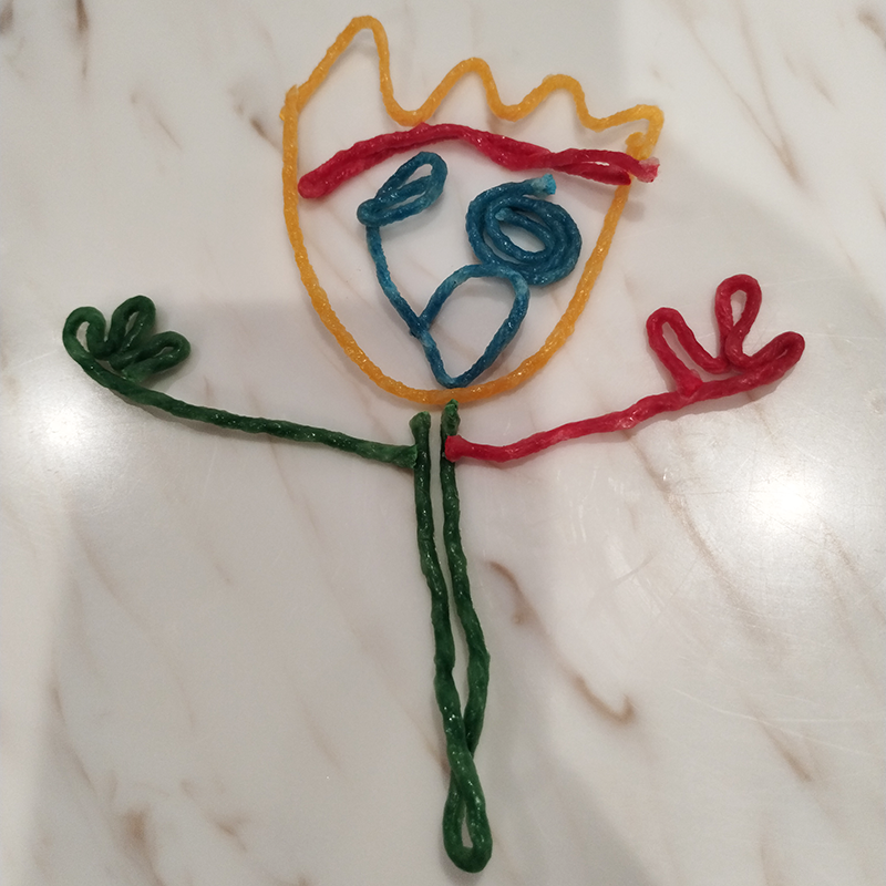 Forky created with Wikki Stix